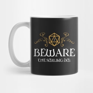 Beware the Smiling Master Tabletop RPG Addict Mug